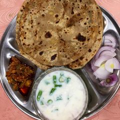 Methi Aloo paratha A picture of Methi Aloo paratha.