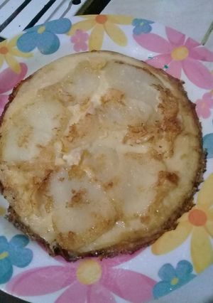 Una foto de Panqueques con peras y Ginebra