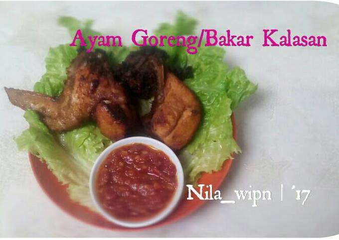 Mudah Banget Masakan Resep Ayam Goreng/Bakar Kalasan