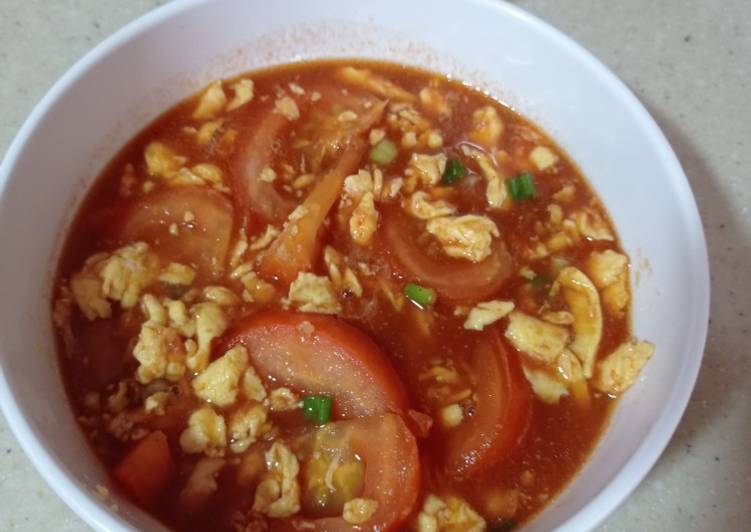Langkah Mudah untuk Menyiapkan Fanchie Chao Tan(Tumis tomat telur) Anti Gagal