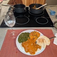 A picture of Saag Paneer.