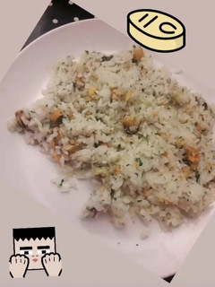 Una foto de Mejillones con arroz a la provenzal