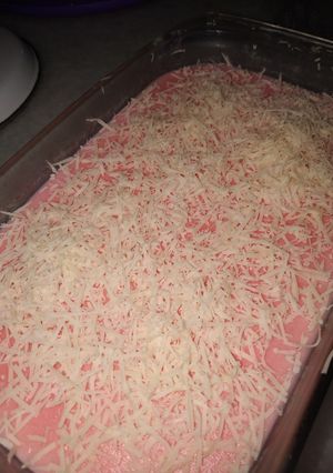 Foto resep Puding strawberry cheesecake roti tawar