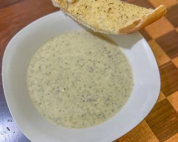 Without Fail Making Recipe Broccoli Potato Cheddar Soup Very Delicious