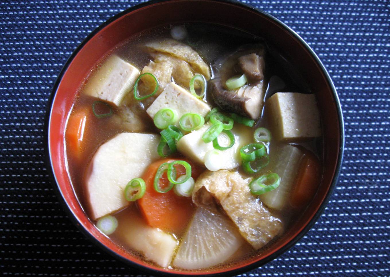 Vegetarian monk soup "Kinshin Hole"
