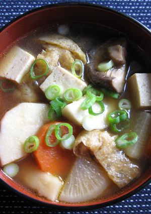 A picture of Monk’s Vegan Soup ‘Kenchin-jiru’.