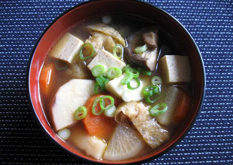 Easy Cheap Dinner Monk’s Vegan Soup ‘Kenchin-jiru’