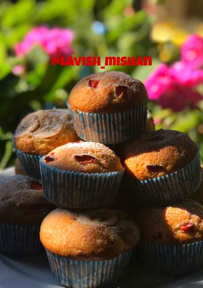عکسی از دستور کاپ کیک خونگی