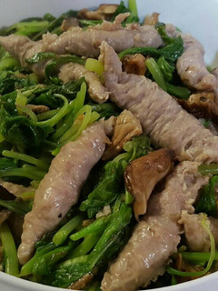 鍋巴莧菜肉羹 的食譜成品照片