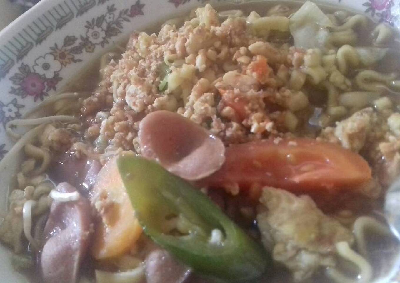 Mie Kuah Istimewa dengan Kaldu Udangš¤