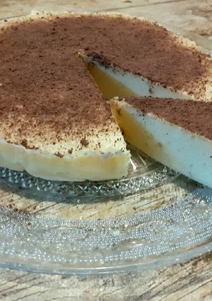 Tejbegrízes sajttorta recept fotója