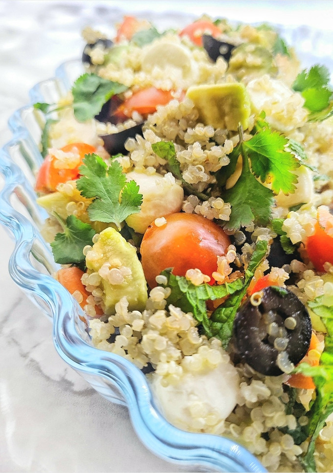Una foto de Ensalada fresca de quinoa