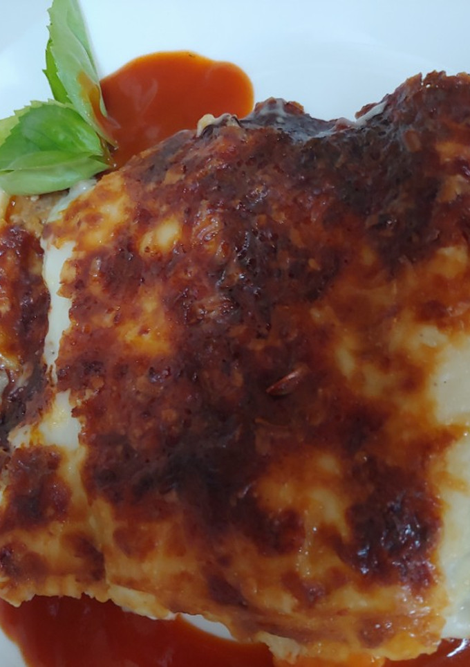 Una foto de Canelones de carne y verduras