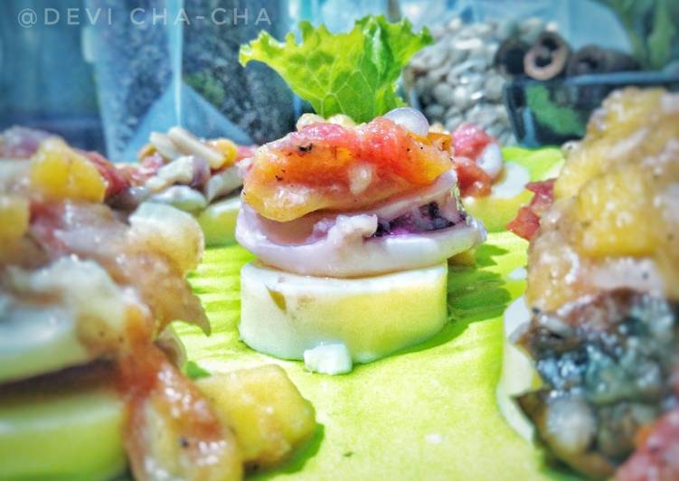 Bumbu 76). Tofu Telur Tumpuk Cumi Sambal Mangga (ala anak kos)🥭 | Cara Masak 76). Tofu Telur Tumpuk Cumi Sambal Mangga (ala anak kos)🥭 Yang Enak dan Simpel