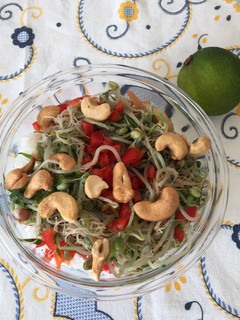 Foto de Bowl de Rebentos de Feijão Mungo 🥜