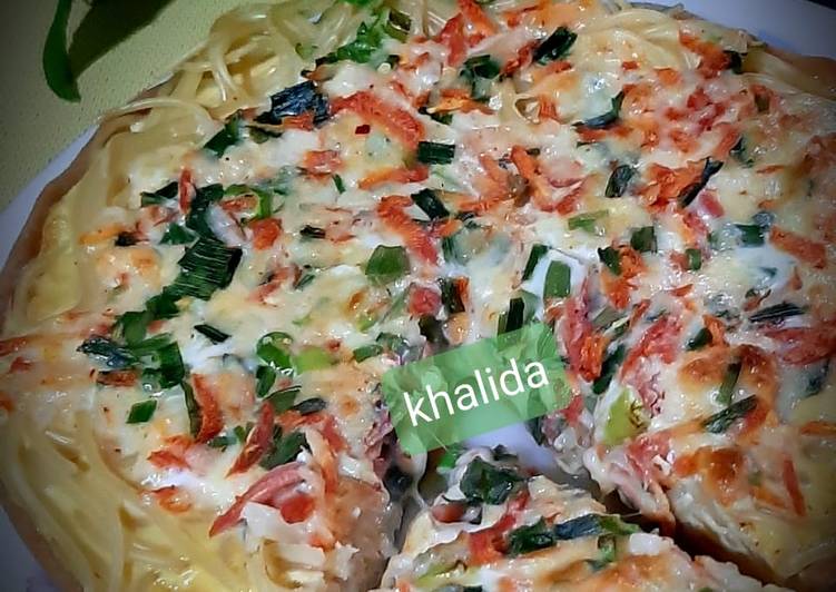 Easiest Way to Prepare Any-night-of-the-week Spaghetti pasta quiche