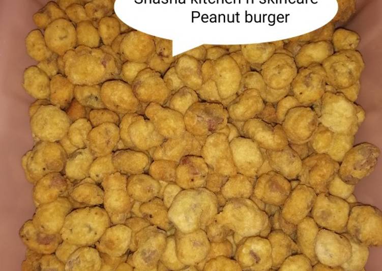 Peanut burger