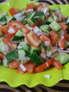 A picture of Kachomar salad.