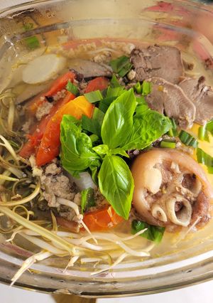Hình của món Bún riêu cua đồng.