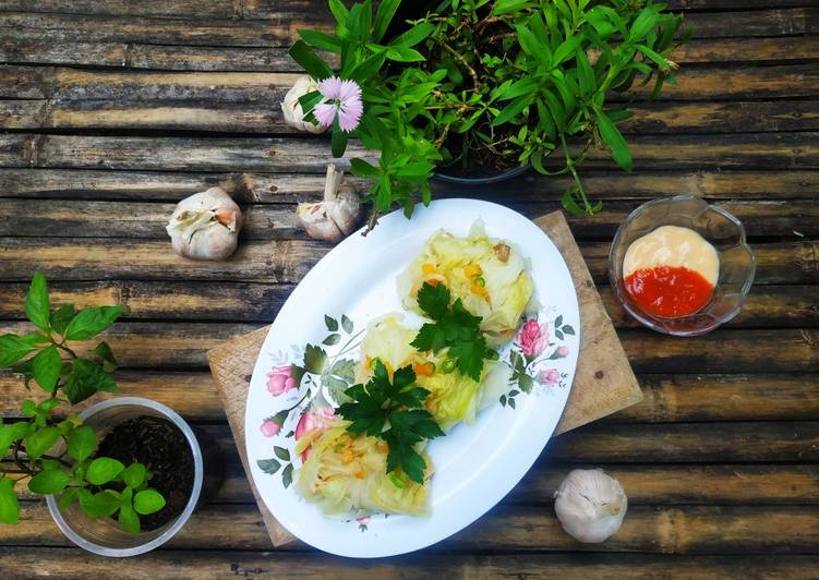 Cara Mudah Menyiapkan Sayur Gulung Saus Mayonaise Bikin Ngiler