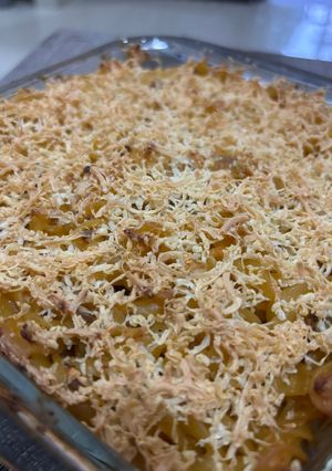 Foto resep Super simple BEEF CHEESE FUSILLI SCOTEL PANGGANG, dijamin yummy and cheesy