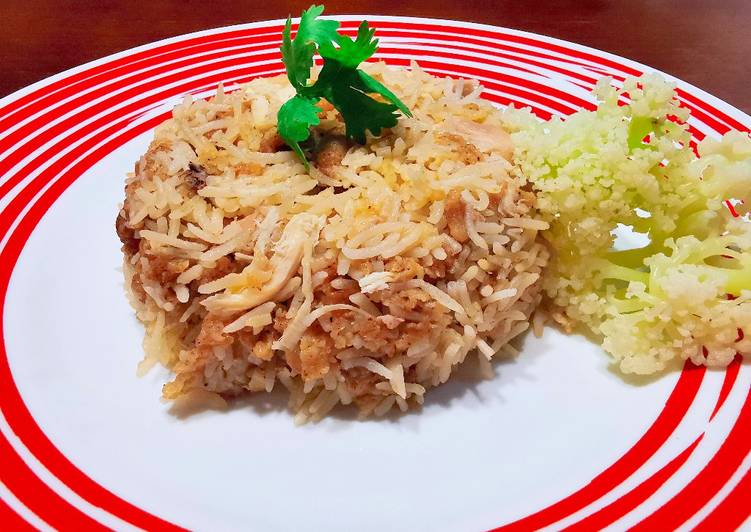 Steps to Make Homemade 肯德基雞飯 KFC CHICKEN RICE (INSPIRED BY DEVIL COOKED RICE)