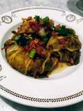 Involtini con salsa fileto