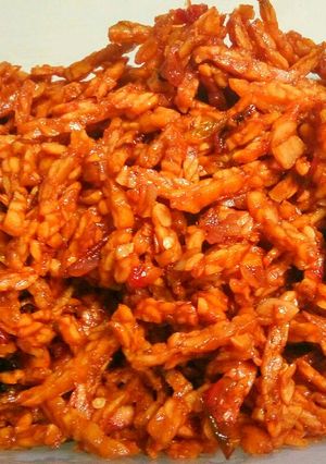 Foto resep Kering tempe pedas manis