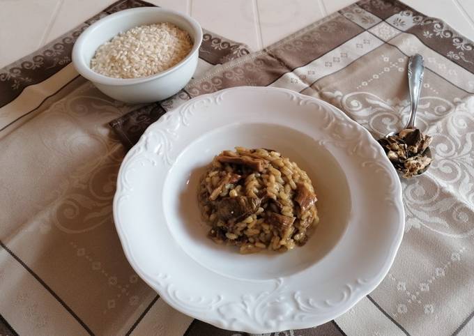 Ricetta di Veloce Risotto ai funghi