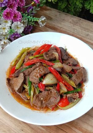 รูปของ ตับหมูผัดพริก