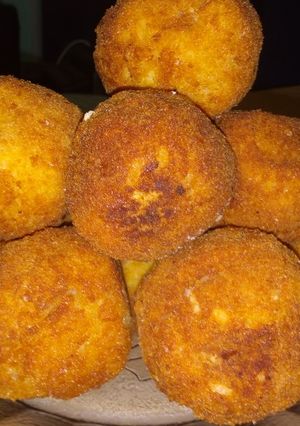 Una foto de Croquetas de arroz