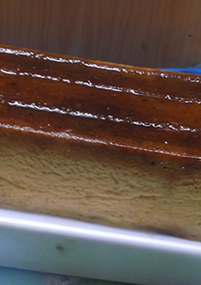 Una foto de Flan de limón en baño María, al microondas