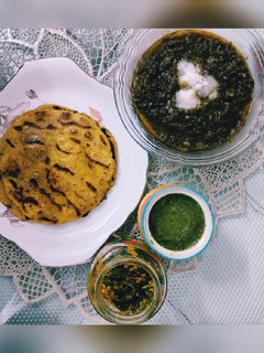 सरसों का साग (sarson ka saag recipe in Hindi) रेसिपी मुख्य फोटो