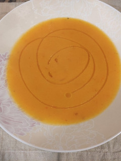 Una foto de Crema de calabaza