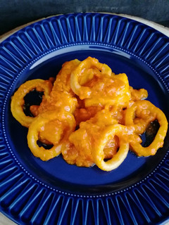 Una foto de Bacalao con calamares