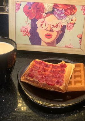 صورة لوصفة وافل (waffles)