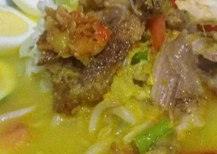 Cara Bikin Soto ayam kampung. Yang Maknyuss