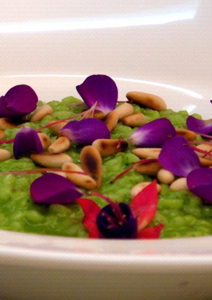 Una foto de Risotto vegetariano
