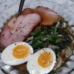 A picture of Pork Loin Chow Mein Soup.