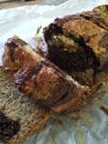 Low Fat Chocolate Marble Banana Cake Loaf | เค้กโลฟกล้วยหอมช็อคมาร์เบิ้ล ❌เนย