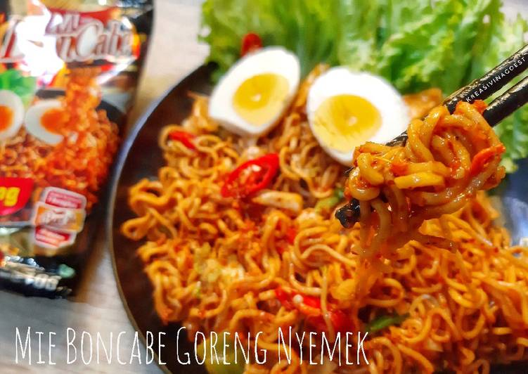 Mie Boncabe Goreng Nyemek