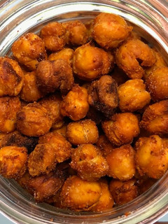 Una foto de Snack saludable de garbanzos especiados al horno