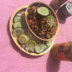 A picture of Smoked brown rice.