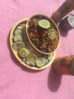 A picture of Smoked brown rice.