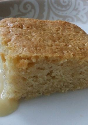A picture of Vickys Yellow Wacky Cake, GF DF EF SF NF.