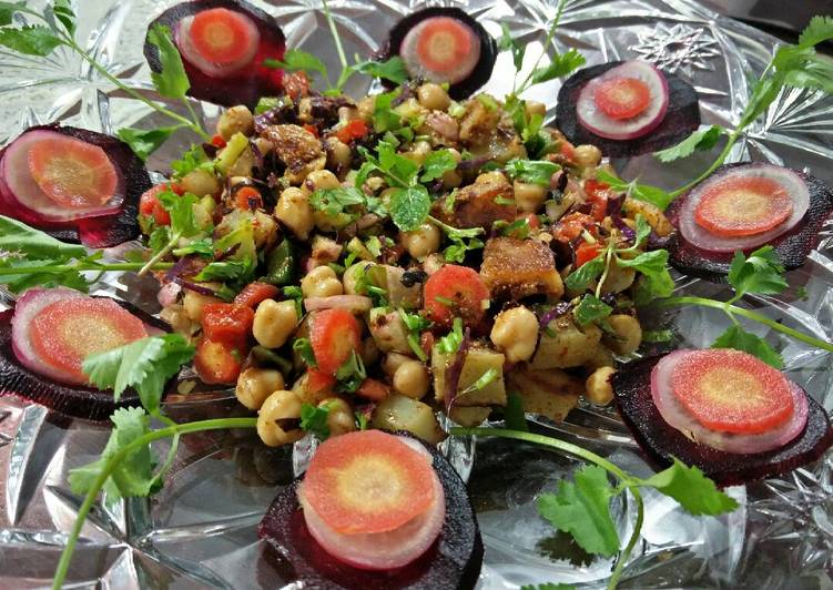 Steps to Prepare Perfect Healthy kabuli chana salad