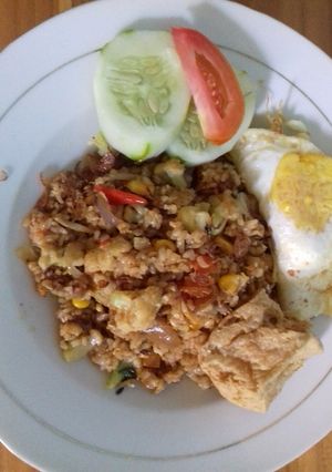 Foto resep Nasi goreng sayur