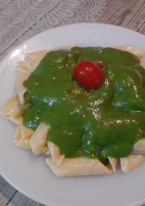Una foto de Bechamel de espinaca!