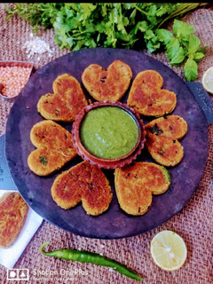 मसूर दाल ओट्स टिक्की(masur daal Oat tikki recipe in hindi) रेसिपी मुख्य फोटो