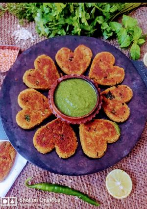 मसूर दाल ओट्स टिक्की(masur daal Oat tikki recipe in hindi) रेसिपी मुख्य फोटो